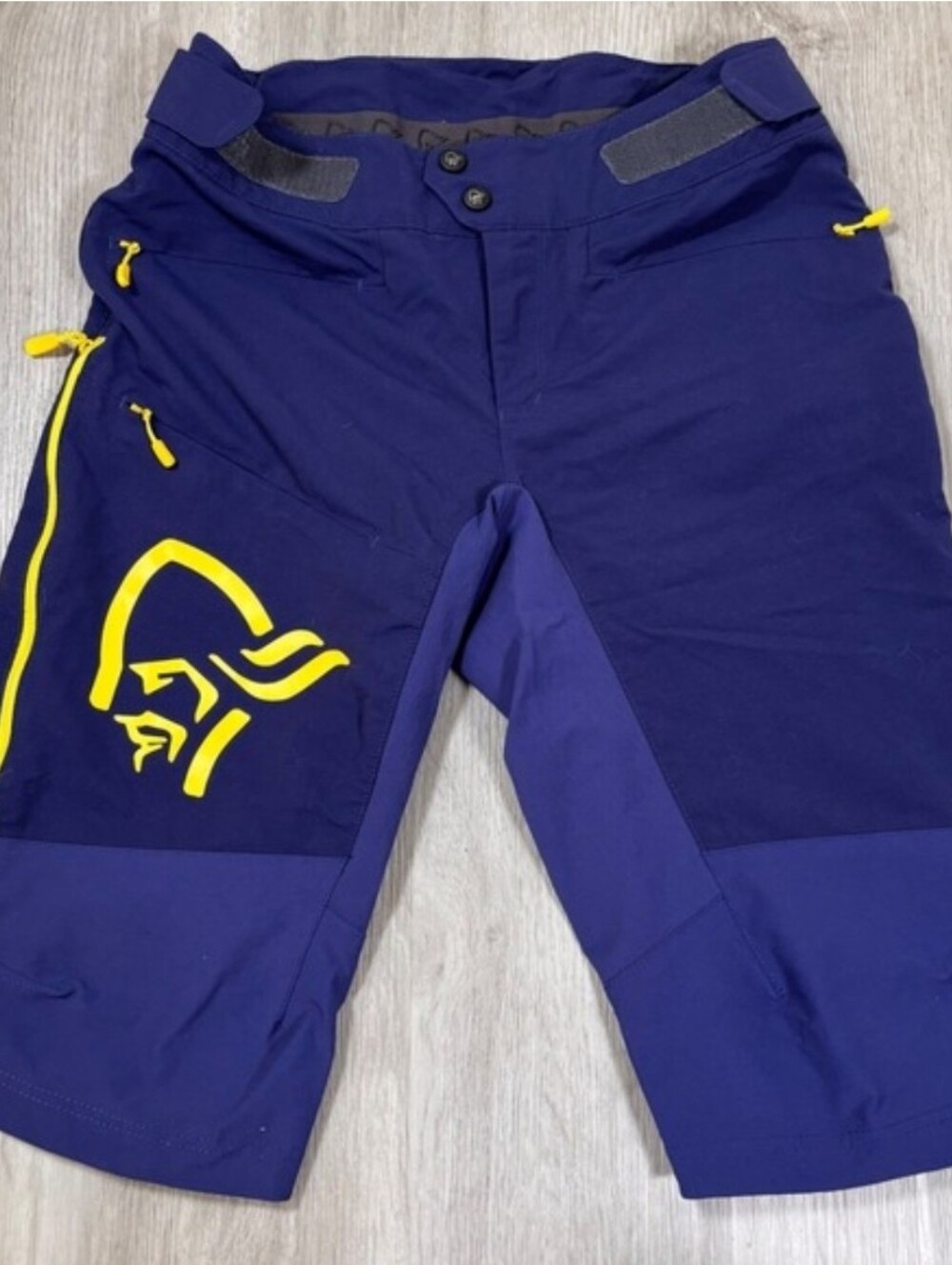 Norrona Fjora Mountain Bike Shorts Small Blue Ocean Swell Women's